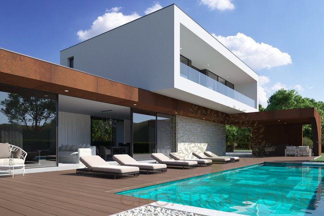 Sehr schönes Grundstück mit 1084 m2 mit Konzeptprojekt für eine Villa