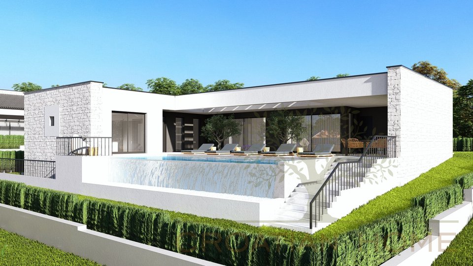 Moderne Villa mit Pool, Fussbodenheizung, Kühlung, SmartHome; Videoüberwachung und ohne Grunderwerbsteuer für Käufer!