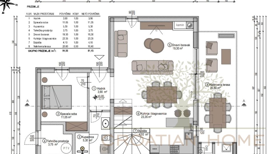 Medirrane Neubau Villa mit beheiztem Pool und nur 700 m vom Meer entfernt