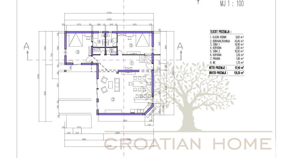 Moderne neuwertige Villa mit Pool in schöner ruhigen Lage bei Porec