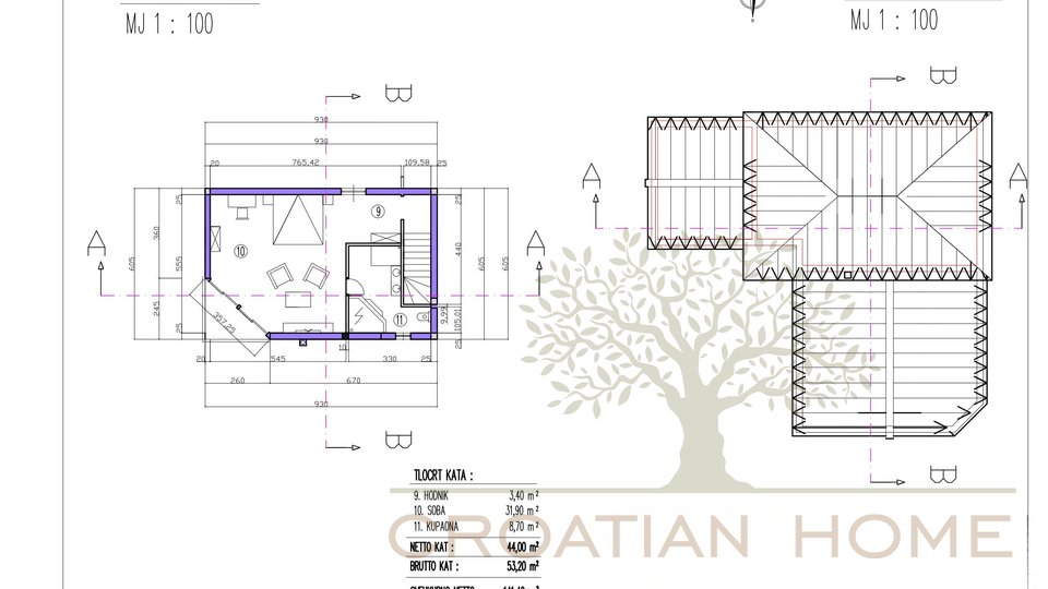 Moderne neuwertige Villa mit Pool in schöner ruhigen Lage bei Porec